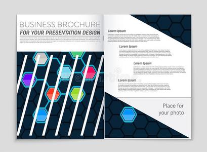 抽象的矢量布局背景放置.为艺术样板设计