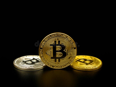 金色的和银点对点基于网络的匿名数字货币向黑的背景.点对点基于网络的匿名数字货币加密路径