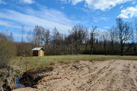 空的田采用秋采用乡村