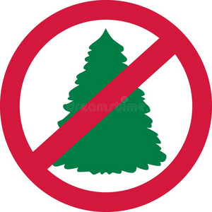 圣诞节树不允许的