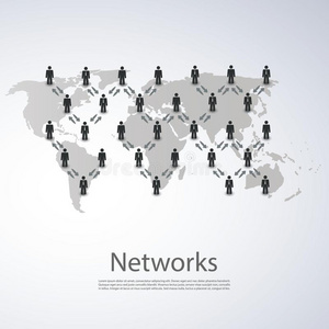 网-商业连接-社会的媒体观念设计