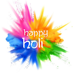幸福的胡里节背景为颜色节日关于印度庆祝Greece希腊
