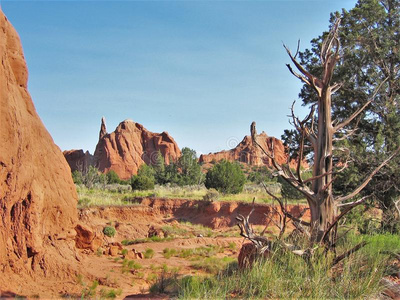 红色的岩石关于柯达彩色胶片国家公园