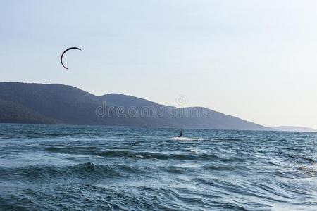 风景优美的看法关于海湾和山isl和s