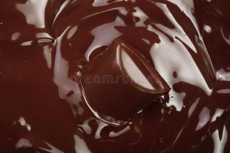 融化巧克力和一件关于巧克力条同样地一b一ckground克洛
