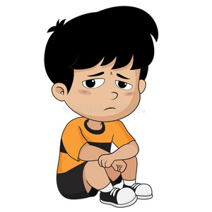 失望的小孩图片