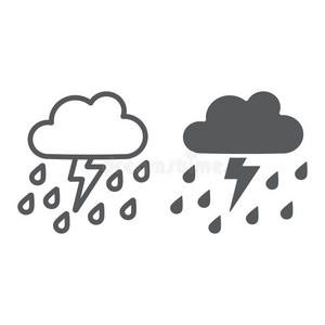 因为在气象预报中的气象符号最多不超过两个示例中雨符号加大雨符号