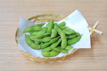 日本毛豆大豆豆日本毛豆大豆豆和水藻沙拉日本毛豆,喝