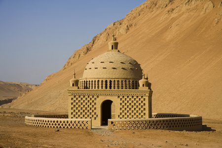 新疆 吐鲁番 山 阿斯塔纳古墓