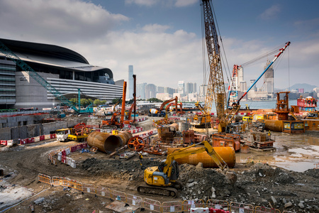 香港建筑工地