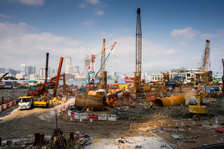 香港建筑工地