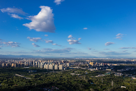 鸟瞰北京