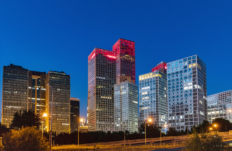 北京CBD SOHO夜景