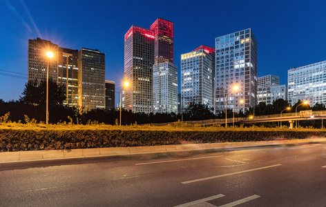 北京CBD SOHO夜景