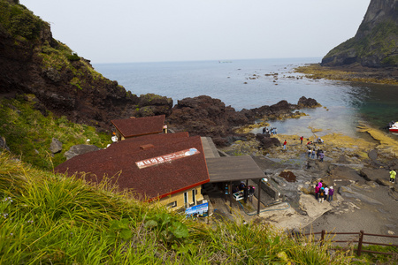 韩国济州岛成山日出峰