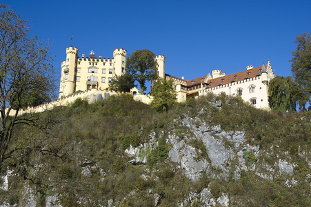 德国南部菲森Fussen旧天鹅堡Schloss  Hohenschwangau