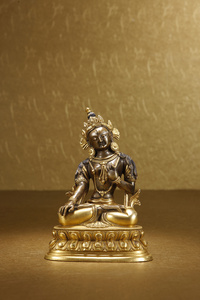 铜鎏金菩萨像