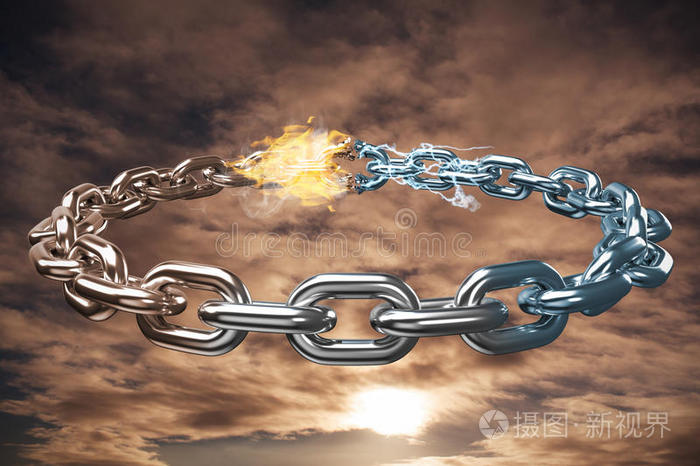 混合成的影像关于3英语字母表中的第四个字母影像关于圆形的银链子