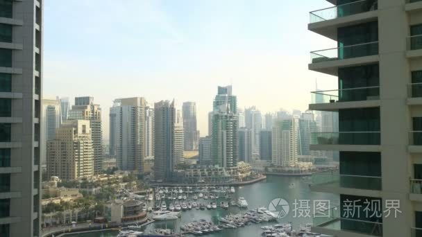迪拜码头视图视频