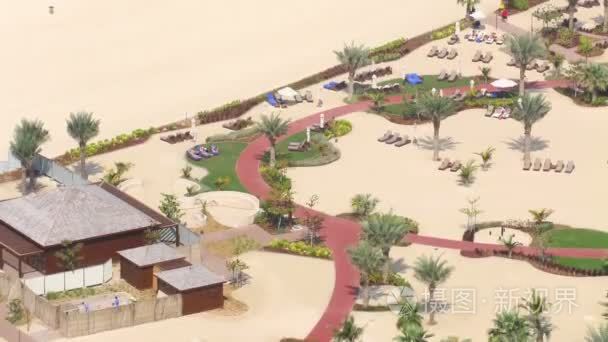 迪拜码头海滩视频