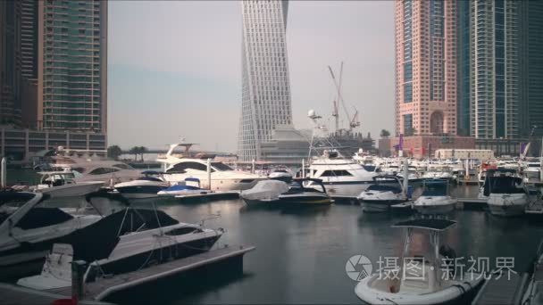 在迪拜城的建设视频