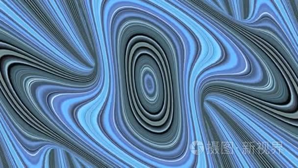 催眠的扭曲的波动画视频