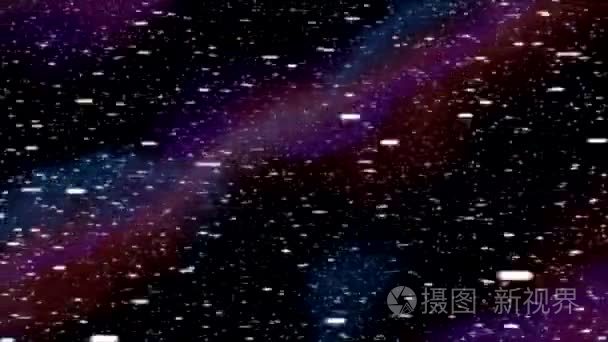 通过星空星云 l-r 的空间横向翘曲速度超空间旅行