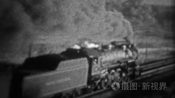 煤炭燃烧火车视频