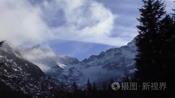 波兰景区山风景视频