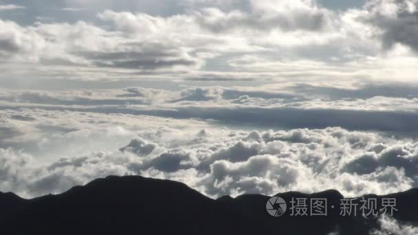 高空拍摄在安第斯山脉视频