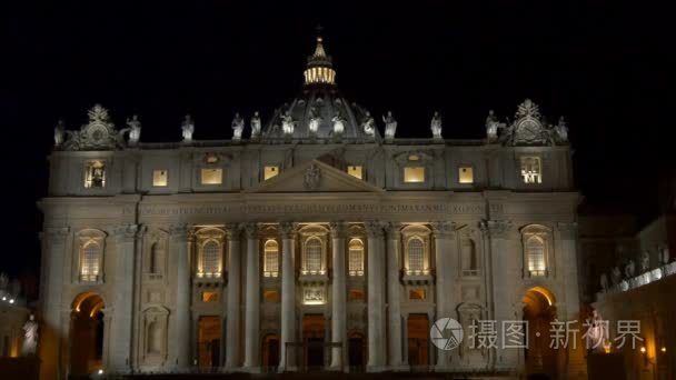 在梵蒂冈圣伯多禄大教堂视频