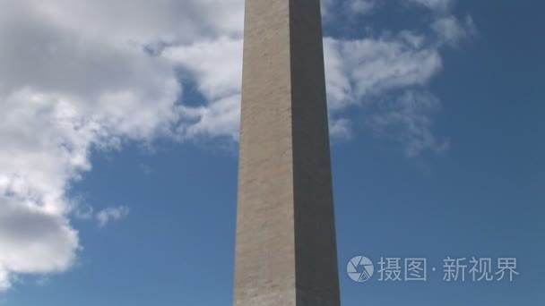 华盛顿纪念碑在白天视频