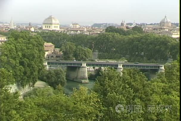 在意大利的罗马桥视频