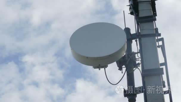 无线电卫星天线通信系统视频视频