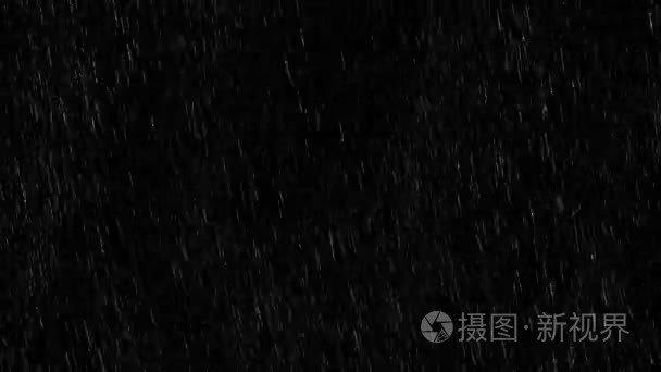 在实时无缝环下降雨滴素材动画视频