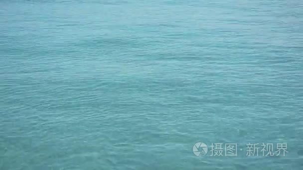 碧海湾水纹理视频