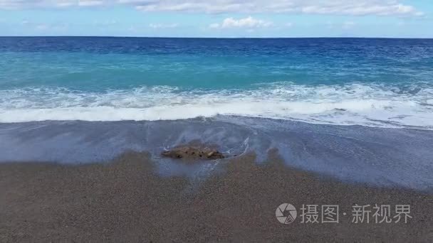 海浪在西西里岛视频