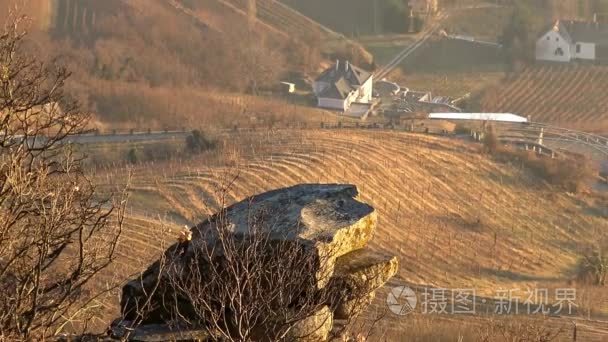 在匈牙利的巴拉顿湖的美丽景观视频