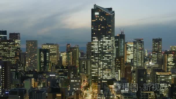 东京城市景观的过程视图