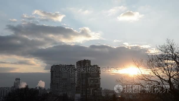 日落城房子太阳