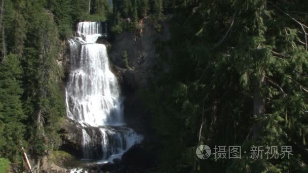 加拿大的瀑布景区视频