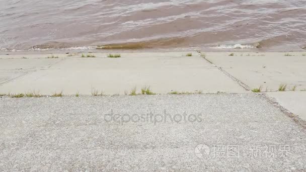 加强城市滨水区的海岸线视频