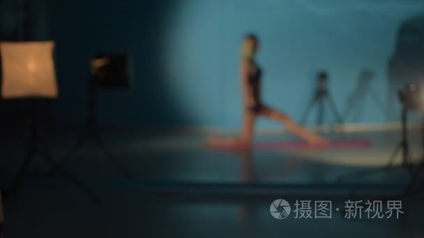 美丽的芭蕾舞演员培训视频