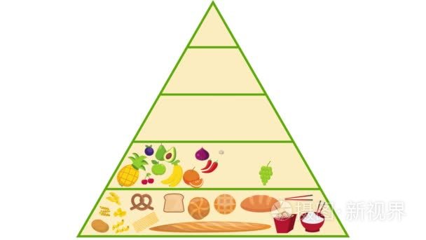 食物金字塔营养图