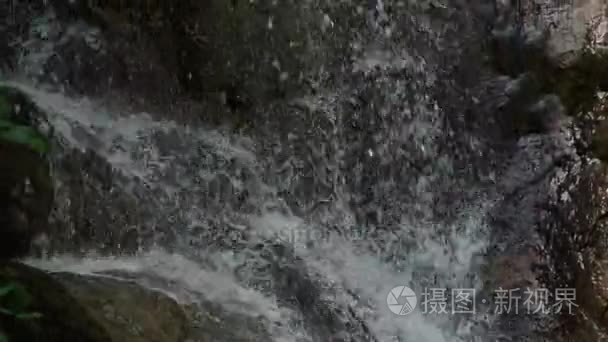 山区河流与瀑布视频
