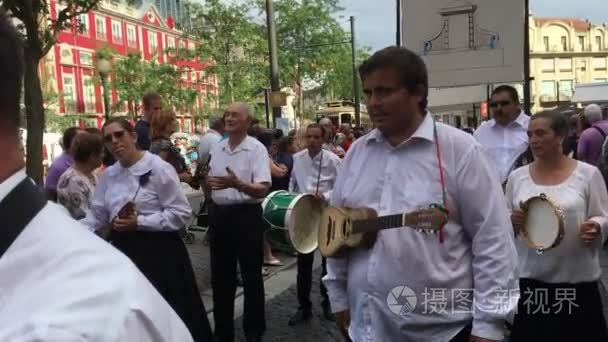 圣  约翰 圣若昂党 波尔图，葡萄牙的节日视频