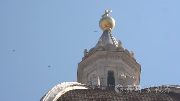 佛罗伦萨大教堂的画面视频