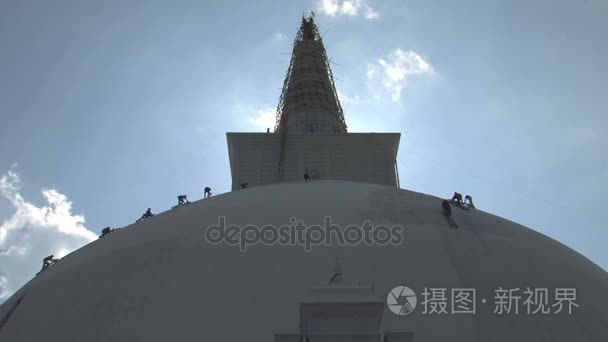 建筑在阿努拉德普勒舍利塔视频