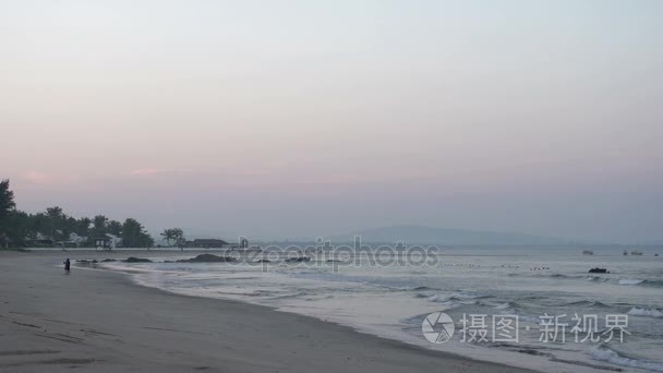 孟加拉海湾海滩视频