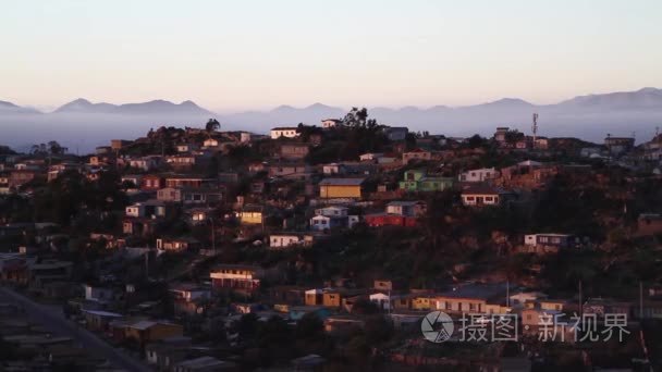 沿海城市居住区视频